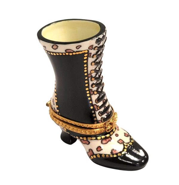 Black Ladys Boot Shoe Fashion Online Sale