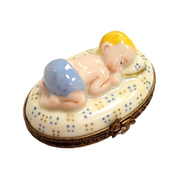 Blue Baby Sleeping Online Hot Sale