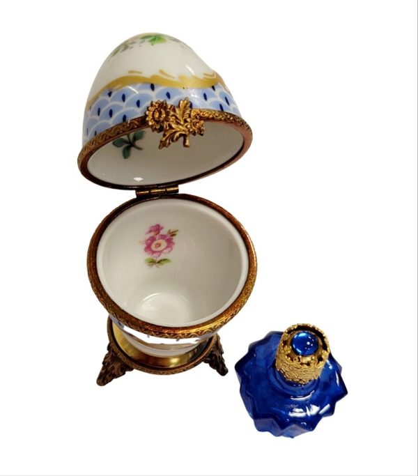 Egg w Perfume on Brass Sale