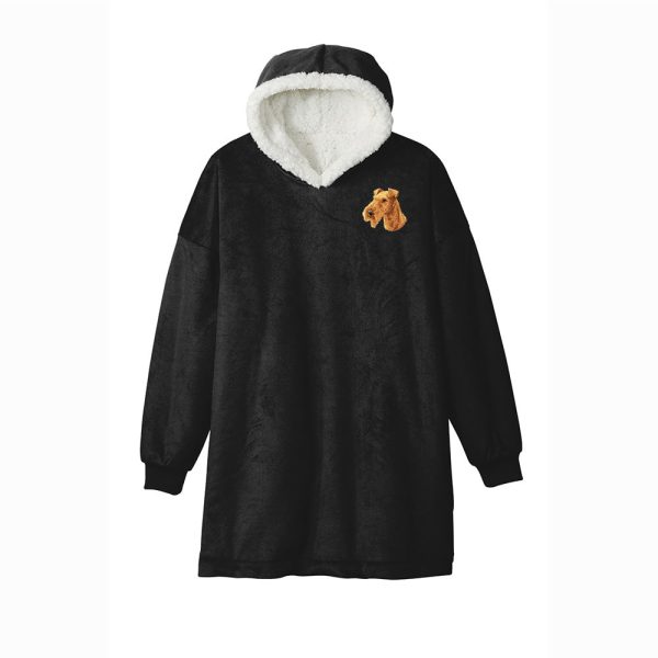 Irish Terrier Embroidered Wearable Blanket on Sale - Image 3
